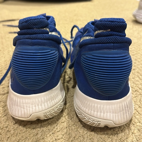 nike royal blue sneakers basketball size 13 - Picture 3 of 9